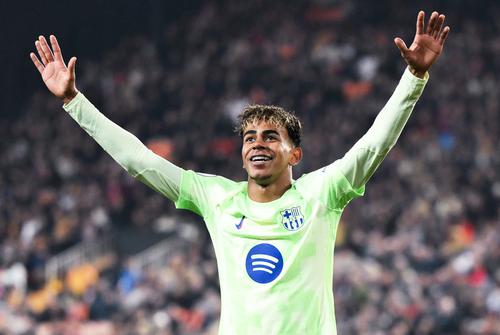 Yamal, jucătorul celor de la Barcelona, foto: Guliver/gettyimages
