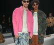 Ionuț Andei Radu, alături de Valentino Lazaro (Torino), la lansarea colecției PDF la Menswear Fall Winter 2025 la Milano / Foto: Imago