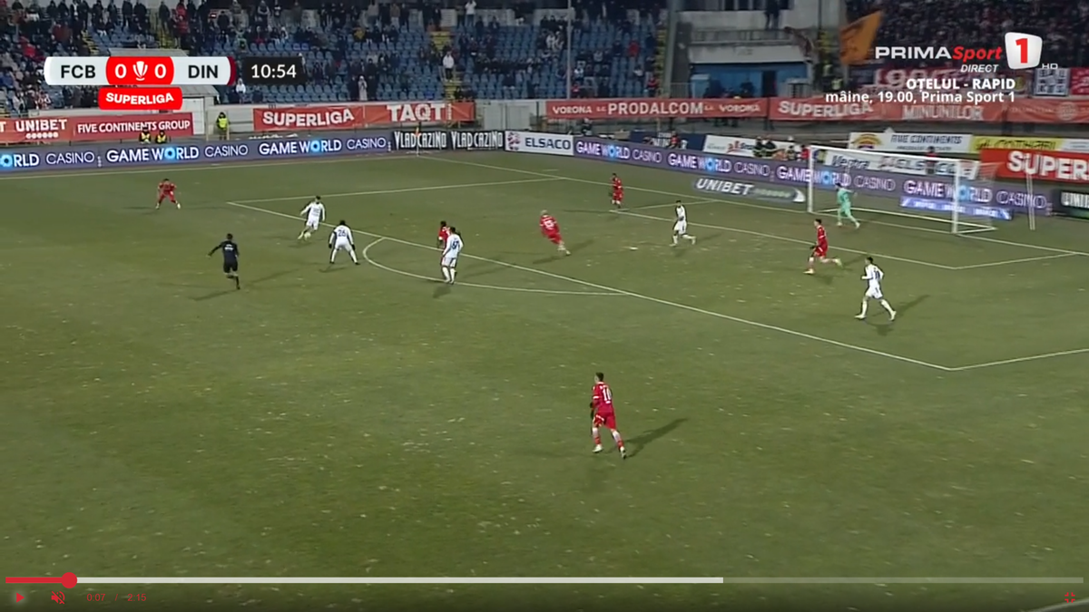 Zoran Mitrov a marcat un gol frumos în FC Botoșani - Dinamo, 7 februarie 2025