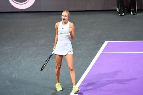 Anastasia Potapova vs. Aliaksandra Sasnovich, în semifinala Transylvania Open/Foto: Imago Images