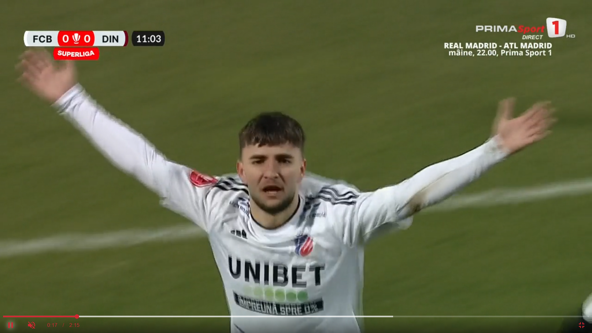 Zoran Mitrov a marcat un gol frumos în FC Botoșani - Dinamo, 7 februarie 2025