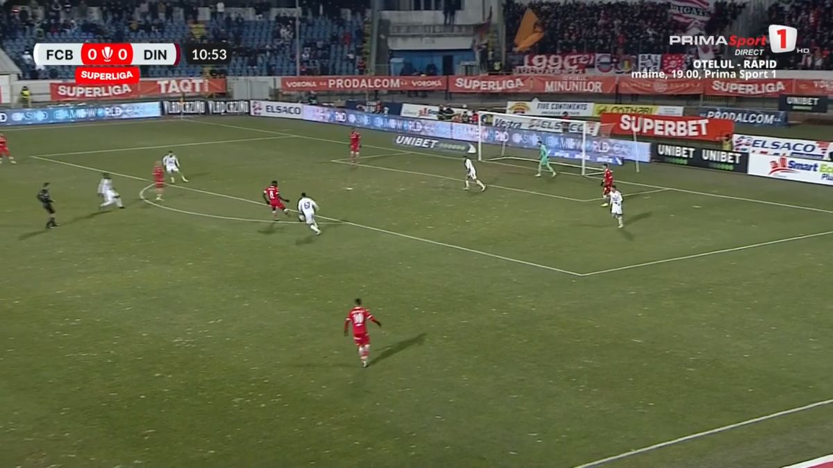 Zoran Mitrov a marcat un gol frumos în FC Botoșani - Dinamo, 7 februarie 2025