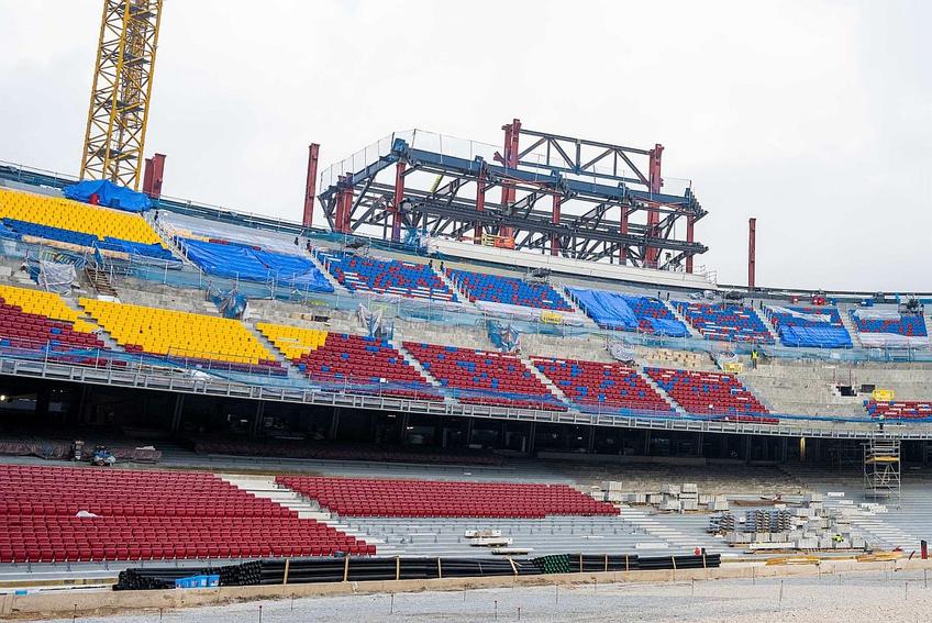 Noul Camp Nou prinde contur. Foto: Facebook