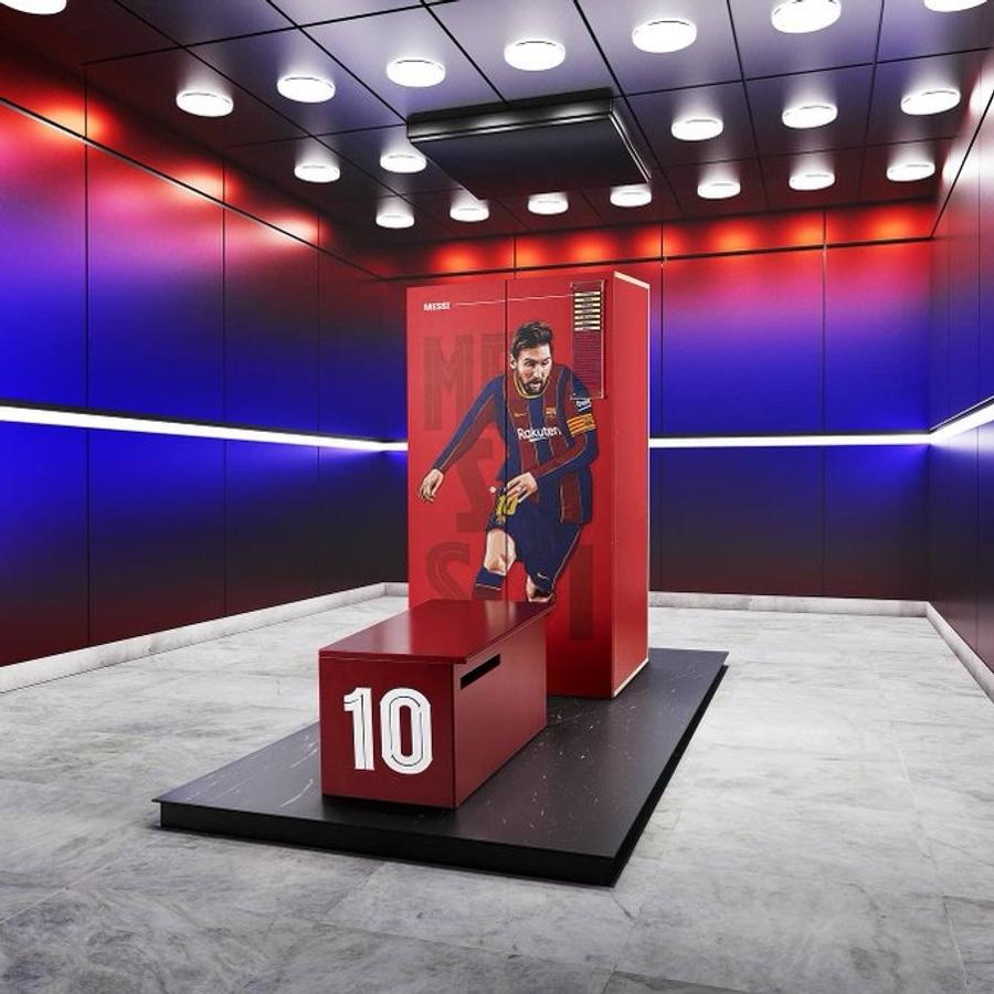 Dulapul și băncuța lui Lionel Messi la Barcelona Barcelona chiar a ajuns la fundul sacului! Ce vinde ca să facă bani