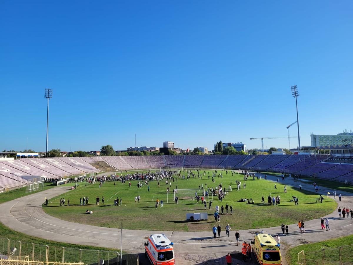 Ultimul eveniment organizat pe stadionul Dan Păltinișanu! Cum arată acum arena din Timișoara
