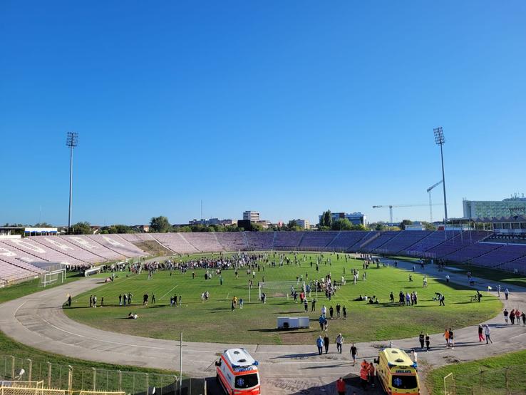 Stadionul Dan Păltinișanu / FOTO: Facebook @Druckeria