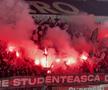 Torțe la CFR - U Cluj