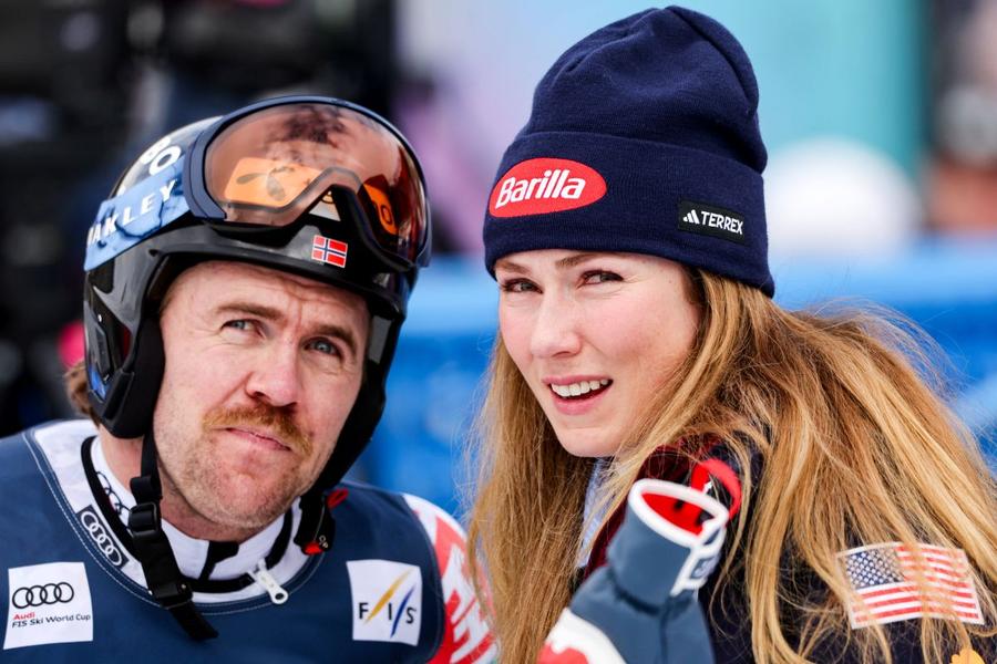 Aleksander Kilde și Mikaela Shiffrin Foto: Imago Images Mikaela Shiffrin, fără șanse la Globul de Cristal la slalom uriaș! Care dintre rivalele ei va profita?