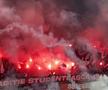 Torțe la CFR - U Cluj