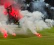 Torțe la CFR - U Cluj