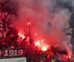 Torțe la CFR - U Cluj