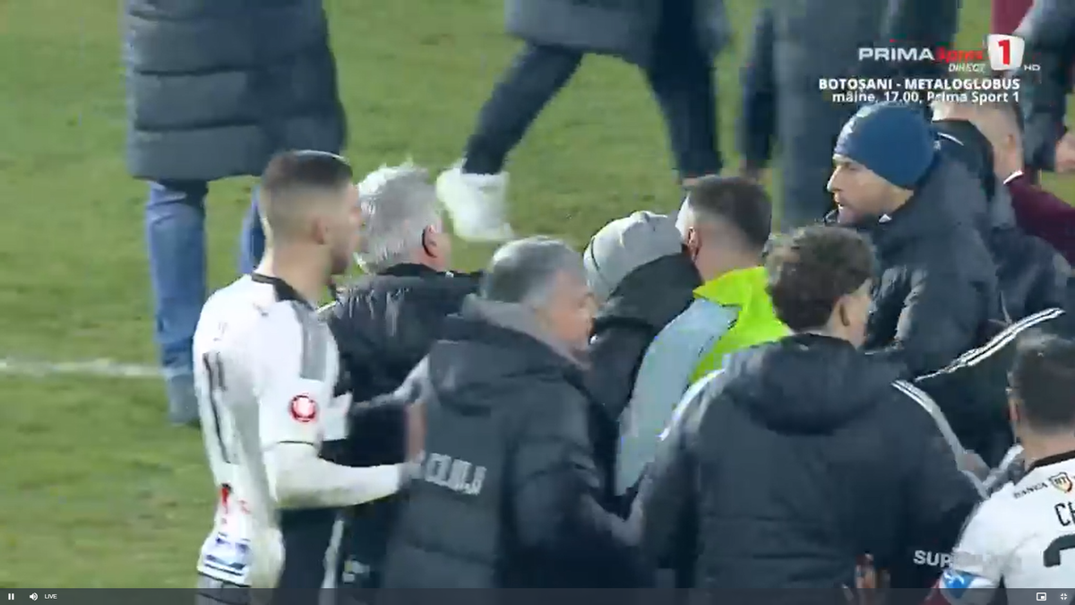 Cristiano Bergodi a făcut scandal la finalul meciului dintre CFR Cluj și U Cluj