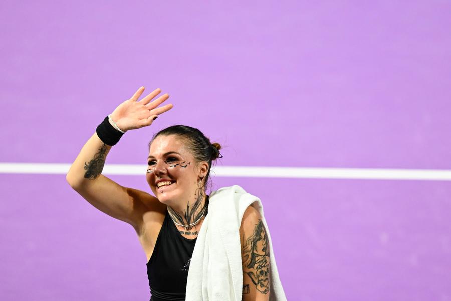 Oleksandra Oliynykova, în BTarena/Foto: Imago Images Confesiunea Oleksandrei Oliynykova, la finalul Transylvania Open: „Visul lui e, după victoria Ucrainei, să călătorească din nou cu mine”