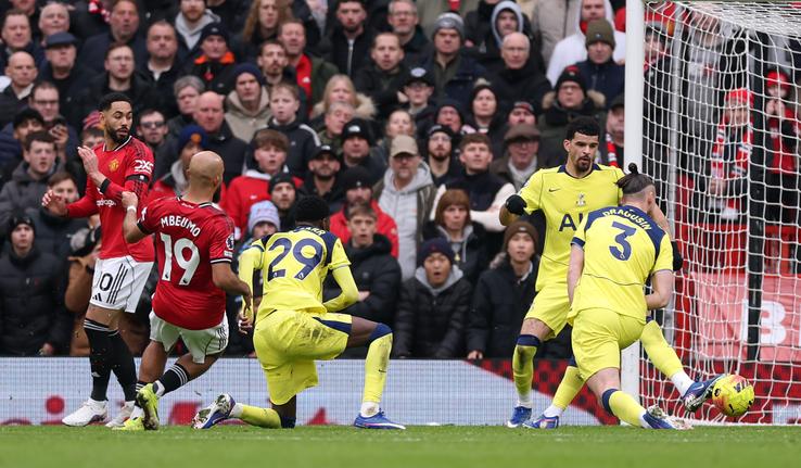 Manchester United - Tottenham, în etapa #25 din Premier League // FOTO: Getty Images