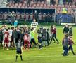 Cristiano Bergodi a făcut scandal la finalul meciului dintre CFR Cluj și U Cluj