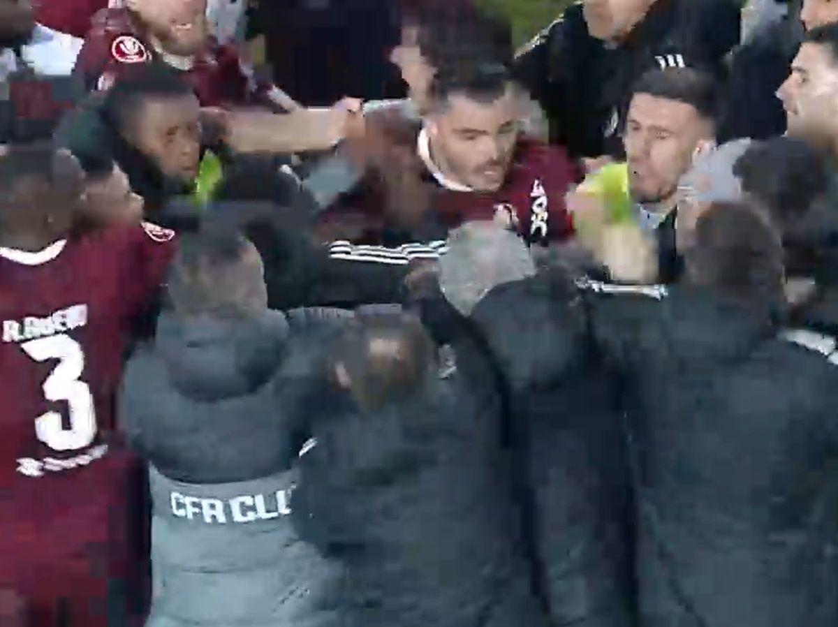 Cristiano Bergodi a făcut scandal la finalul meciului dintre CFR Cluj și U Cluj