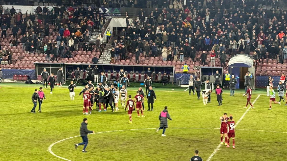 CFR Cluj, victorie uriașă cu U Cluj! Daniel Pancu a readus echipa la viață, Bergodi a avut o ieșire animalică la final