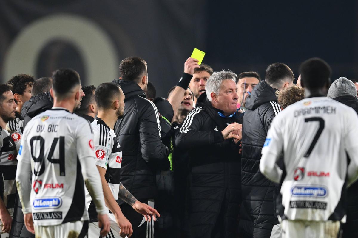 Cristiano Bergodi a făcut scandal la finalul meciului dintre CFR Cluj și U Cluj