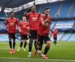 Manchester United a învins-o, surprinzător, pe Manchester City, în deplasare, scor 2-0, într-un meci contând pentru runda cu numărul 27 din Premier League.