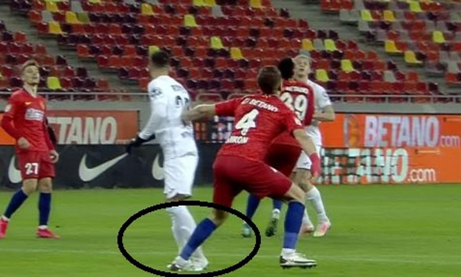 FOTO N-a văzut 3 penalty-uri în FCSB-Gaz Metan! Iulian Călin, prestație castastrofală pe Arena Națională