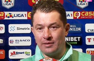 Jucătorii i-au întrerupt interviul lui Prepeliță » Descătușat după ce a dus FC Argeș în play-off: „Îi iubesc pe contestatari”