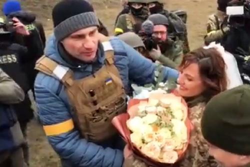 Vitali Klitscko a asistat la un moment emoționant / Captură Twitter