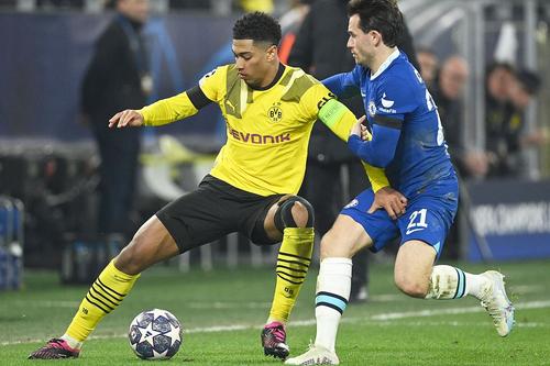 Jude Bellingham, în galben, la meciul tur cu Chelsea // sursă foto: Guliver/gettyimages