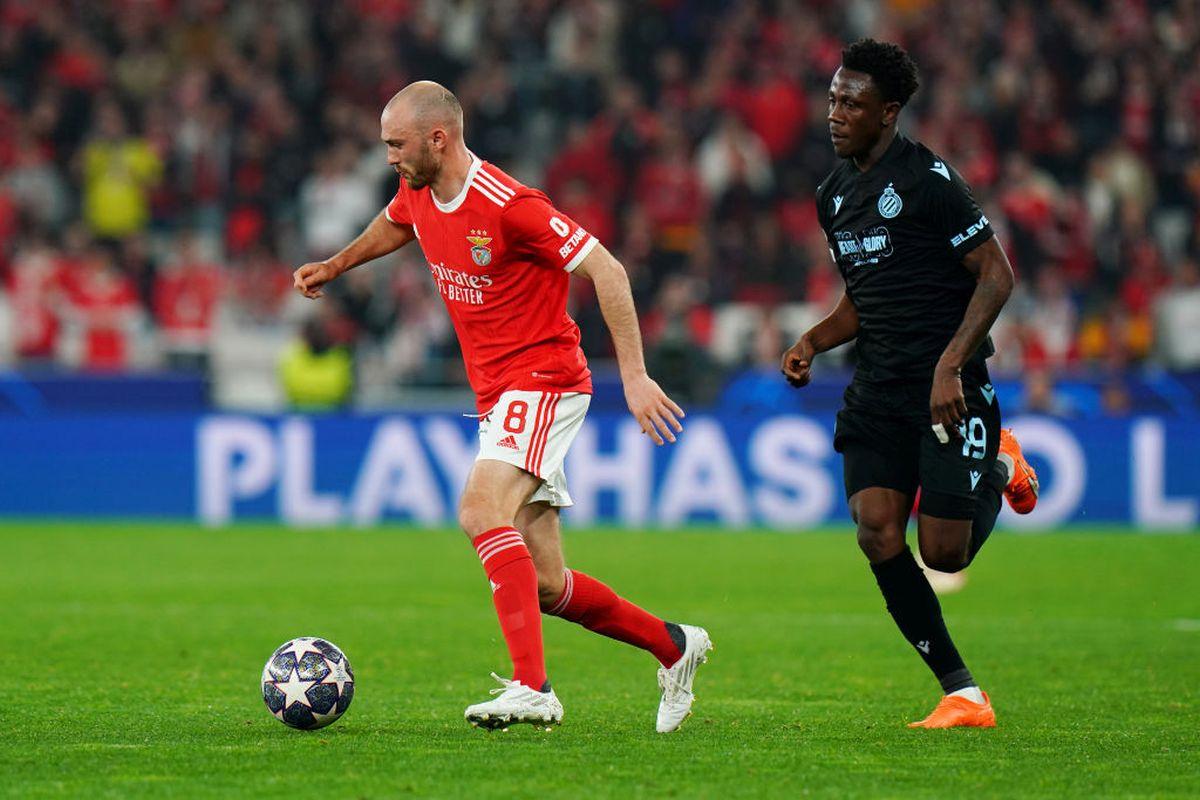 Benfica - Club Brugge, în „optimile” Ligii Campionilor