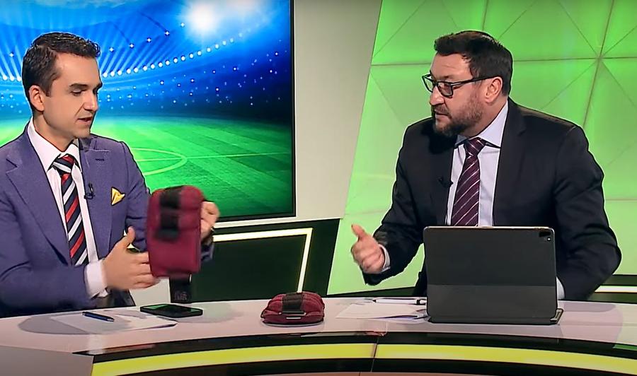 Viorel Moldovan a stârnit hohote de râs în direct » Cu ce a venit în studio după ce a văzut imaginile cu Budescu