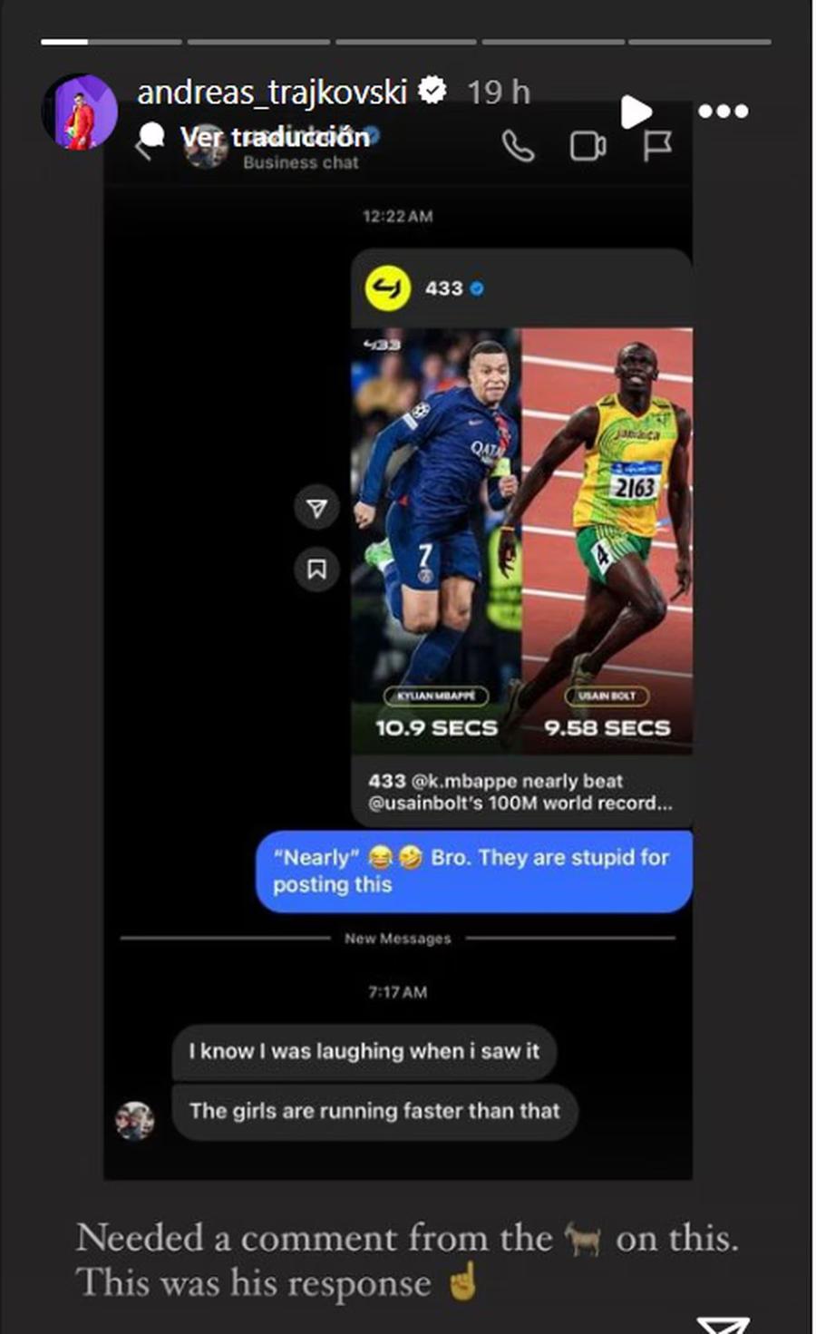 Comparația vitezei lui Kylian Mbappe cu cea a lui Usain Bolt a enervat lumea atletismului » Legenda jamaicană a izbucnit în râs