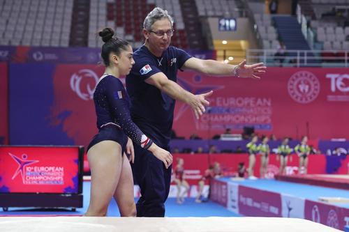 Djenna Laroui și Nellu Pop la CE 2023 FOTO Imago Images