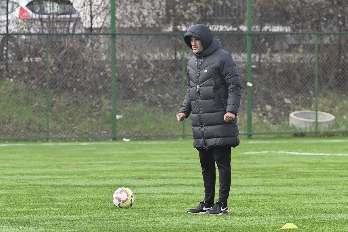 Claudiu Niculescu - antrenament la CSC Șelimbăr