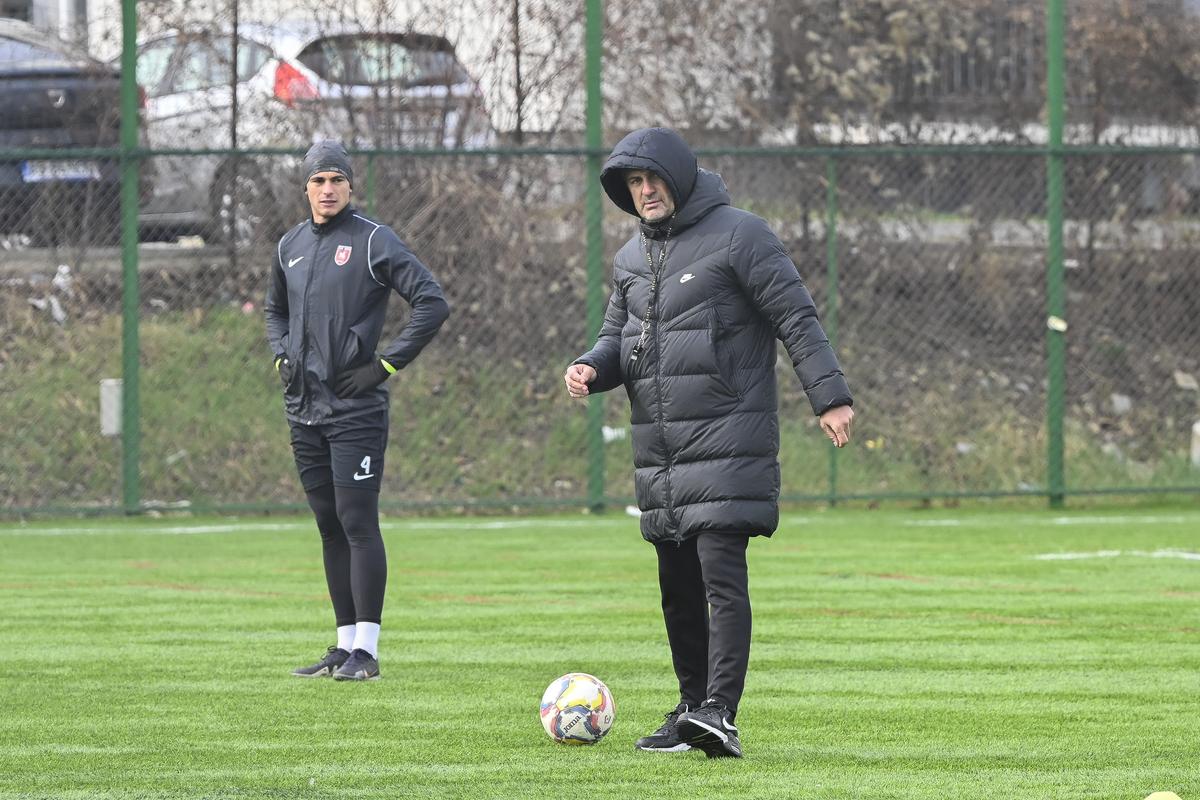 Claudiu Niculescu - antrenament la CSC Șelimbăr