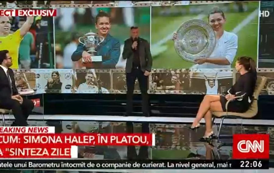 Simona Halep, la emisiunea lui Mihai Gâdea, pe Antena 3 CNN: „Serena e prea mare pentru o astfel de postare!” » Toate declarațiile