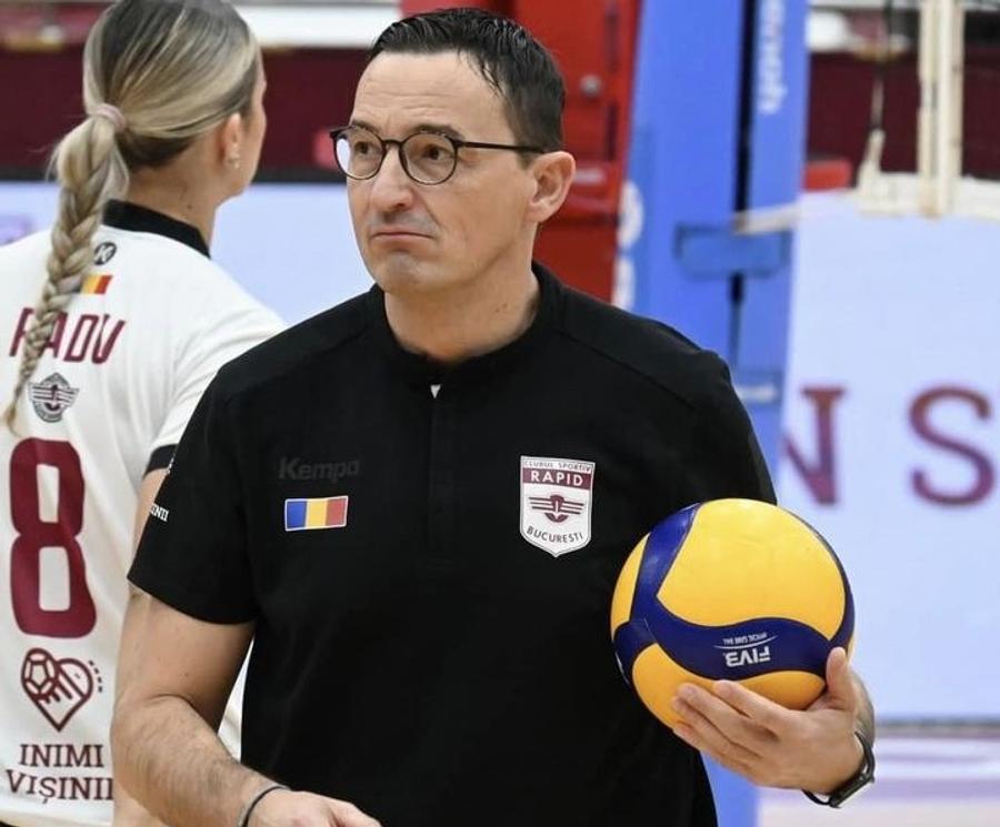 Rapid l-a adus pe Darko Zakoc, antrenorul care a disputat trei finale europene de volei cu Alba Blaj