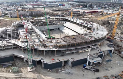 Imagini impresionante cu noua Sală Polivalentă de 72 de milioane de euro!