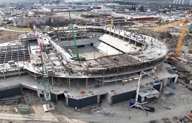 Imagini impresionante cu noua Sală Polivalentă de 72 de milioane de euro!