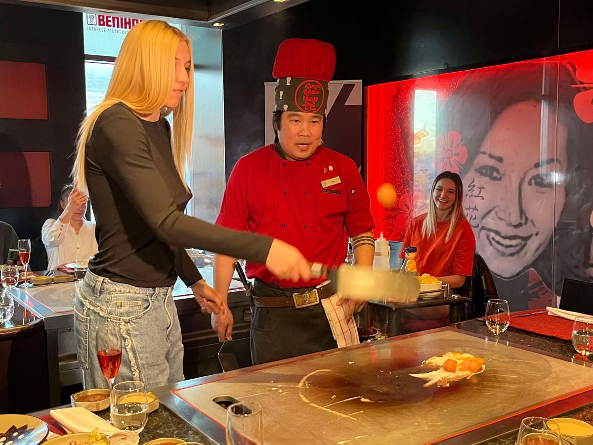 Spectacol inedit de live cooking pentru sportivele clubului Rapid
