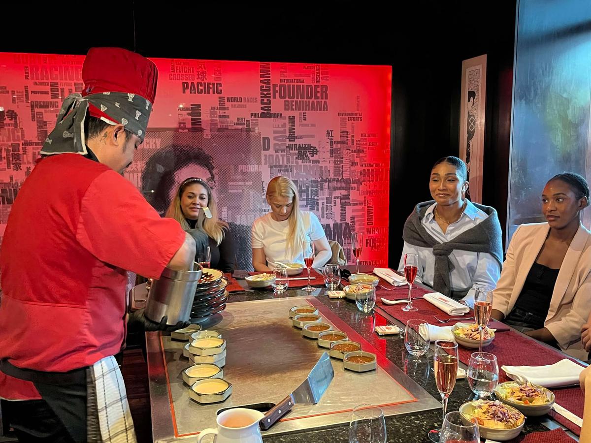 Spectacol inedit de live cooking pentru sportivele clubului Rapid