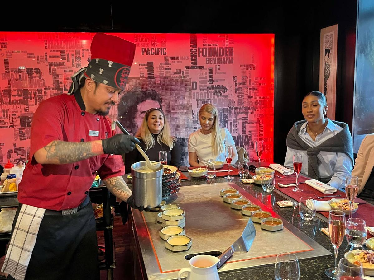 Spectacol inedit de live cooking pentru sportivele clubului Rapid