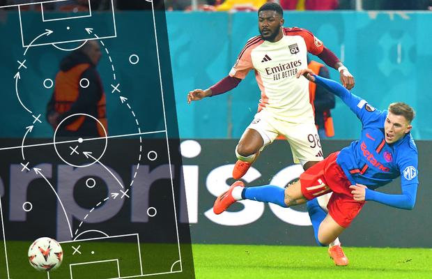 Schimbarea care a ruinat o calificare » Unde s-a frânt FCSB în meciul cu Lyon
