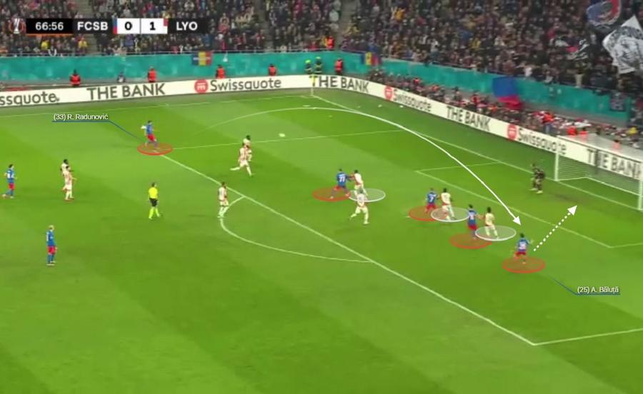 Schimbarea care a ruinat o calificare » Unde s-a frânt FCSB în meciul cu Lyon