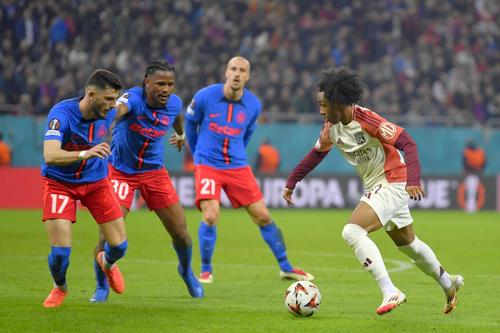 FCSB a pierdut cu Lyon prima manșă din „optimile” Europa League, 1-3