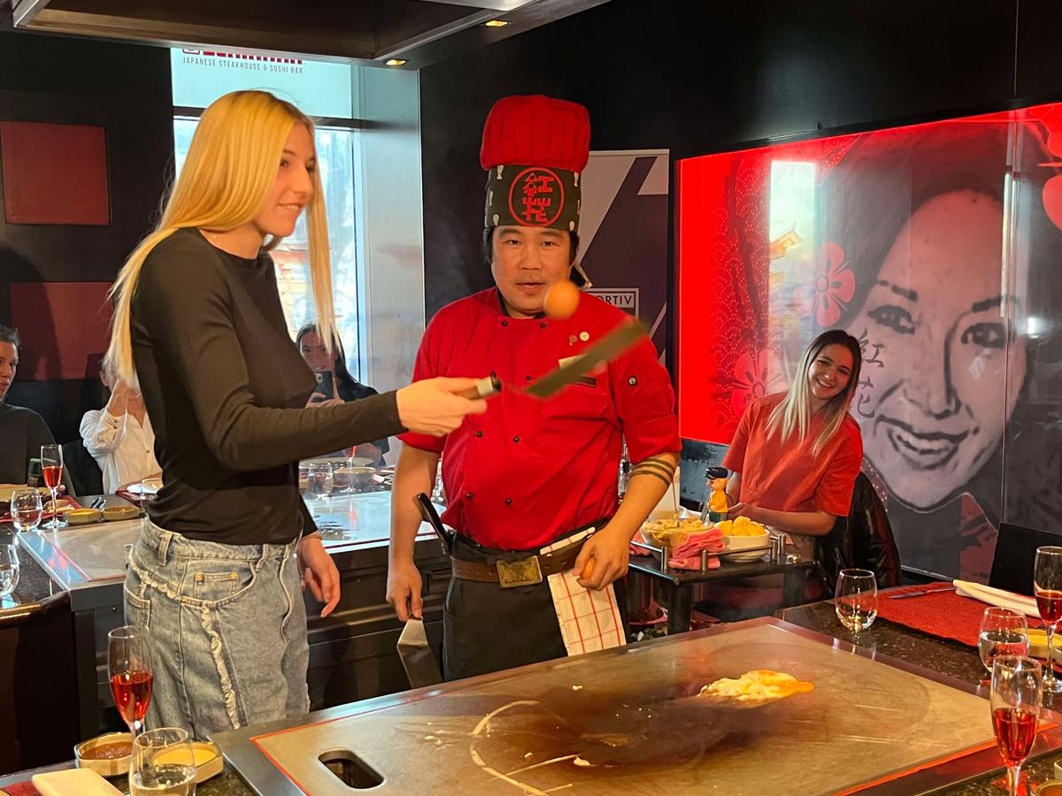 Spectacol inedit de live cooking pentru sportivele clubului Rapid