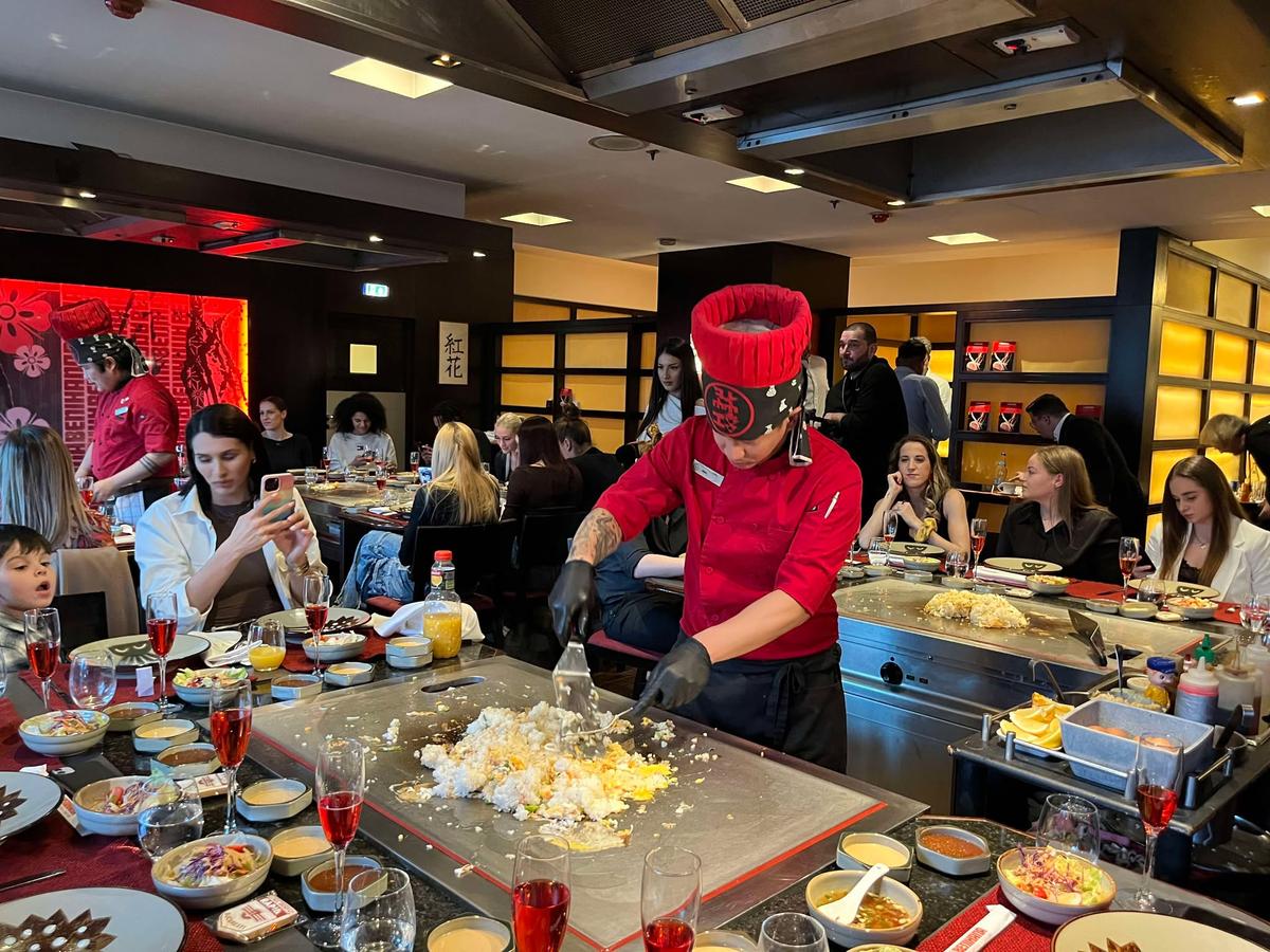 Spectacol inedit de live cooking pentru sportivele clubului Rapid