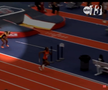 Moment incredibil la o cursă de atletism: și-a lovit adversara cu bâta în cap până a pus-o la pământ