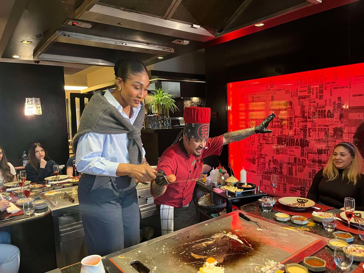 Spectacol inedit de live cooking pentru sportivele clubului Rapid