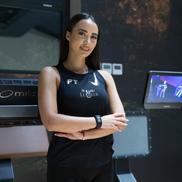 Larisa Boțog în sala de fitness AI FOTO: Ionuț Iordache (GSP)