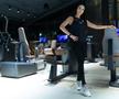 Larisa Boțog în sala de fitness AI FOTO: Ionuț Iordache (GSP)