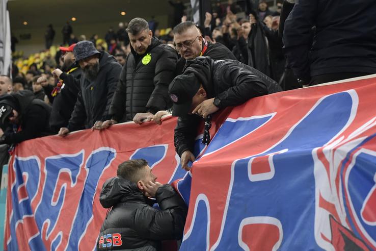 Imagini la finalul partidei FCSB - U Cluj // FOTO: Cristi Preda (GSP.ro)